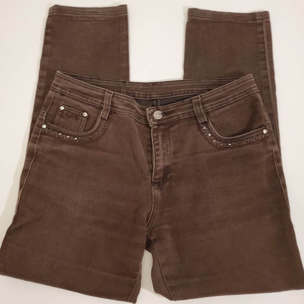 Die Fie Brown Stretch Jeans 36 - Picture 3 of 6